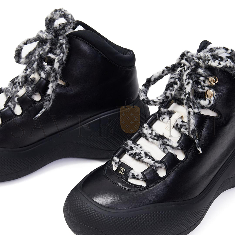 CHANEL COCO NEIGE CC CHUNKY HIGH TOP SNEAKERS G39498